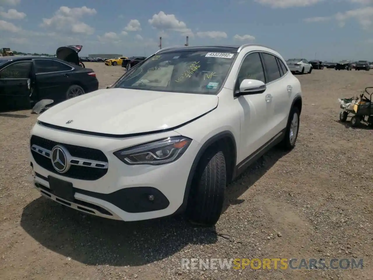 2 Photograph of a damaged car W1N4N4GB6MJ271686 MERCEDES-BENZ GLA-CLASS 2021