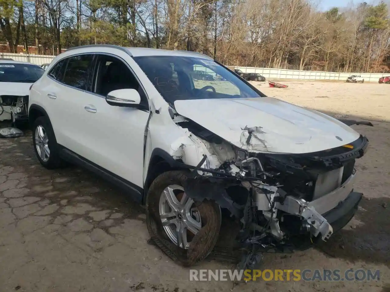 1 Photograph of a damaged car W1N4N4GB7MJ125636 MERCEDES-BENZ GLA-CLASS 2021