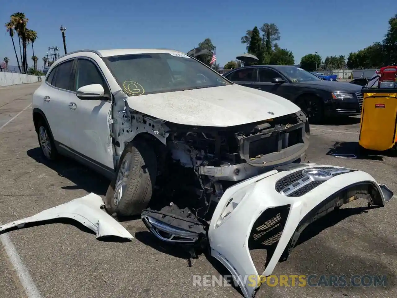 1 Photograph of a damaged car W1N4N4GB7MJ126625 MERCEDES-BENZ GLA-CLASS 2021