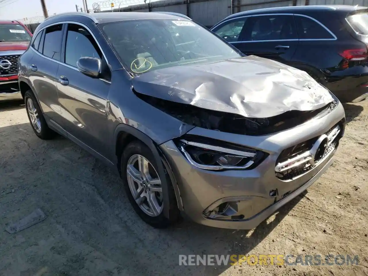 1 Photograph of a damaged car W1N4N4GB7MJ195024 MERCEDES-BENZ GLA-CLASS 2021