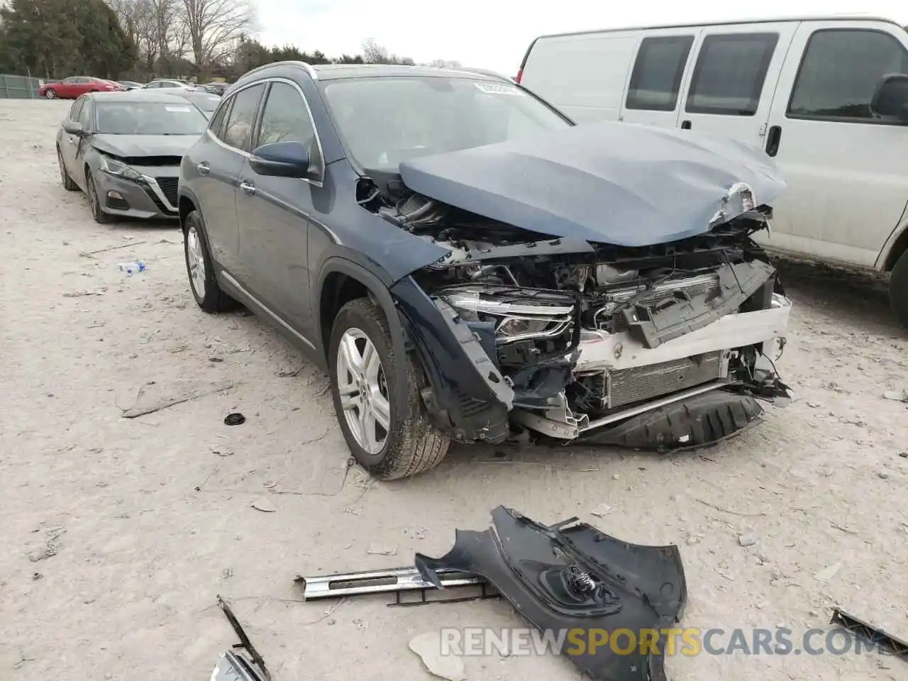 1 Photograph of a damaged car W1N4N4GB7MJ268411 MERCEDES-BENZ GLA-CLASS 2021