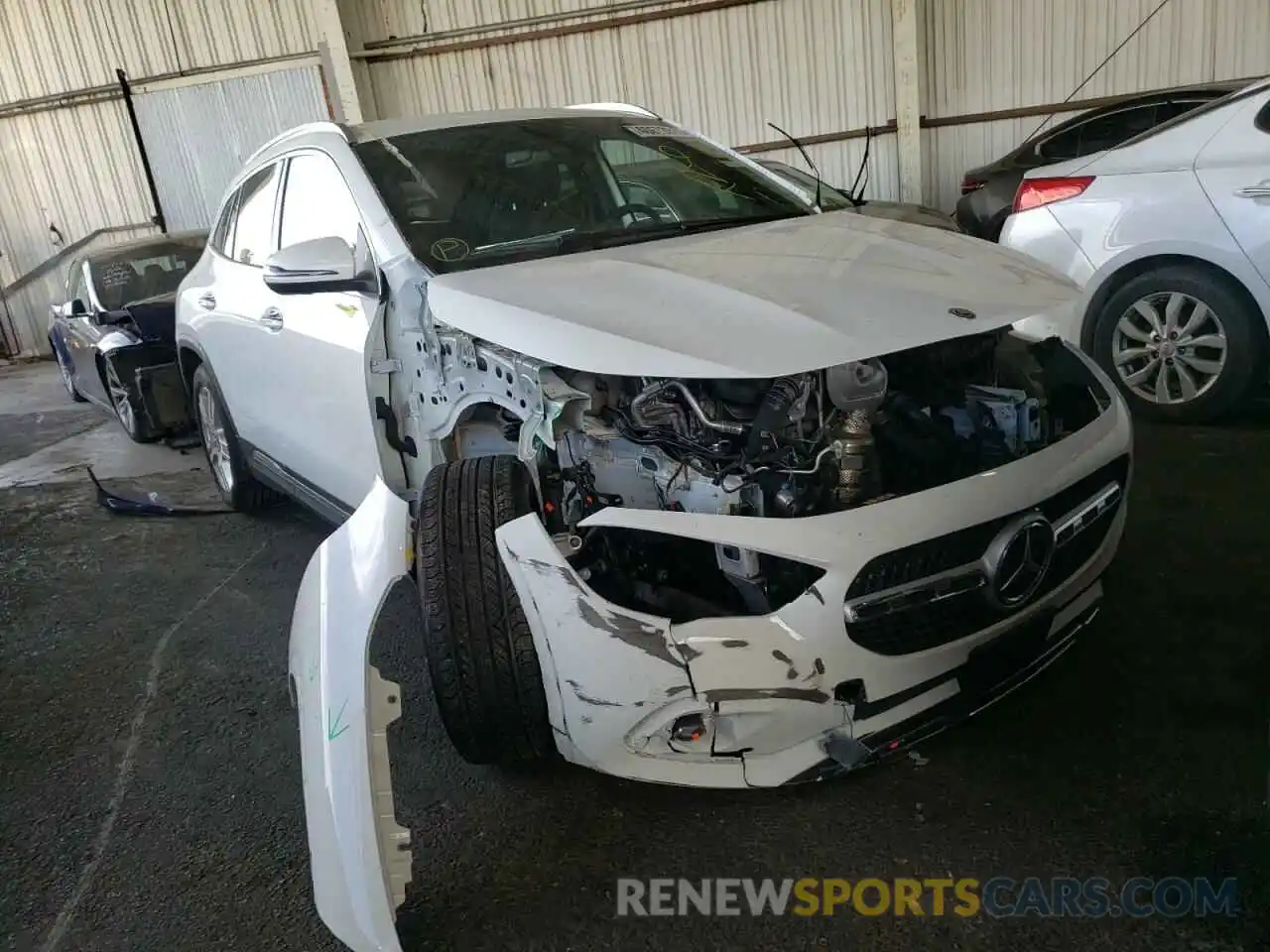 1 Photograph of a damaged car W1N4N4GB8MJ117917 MERCEDES-BENZ GLA-CLASS 2021