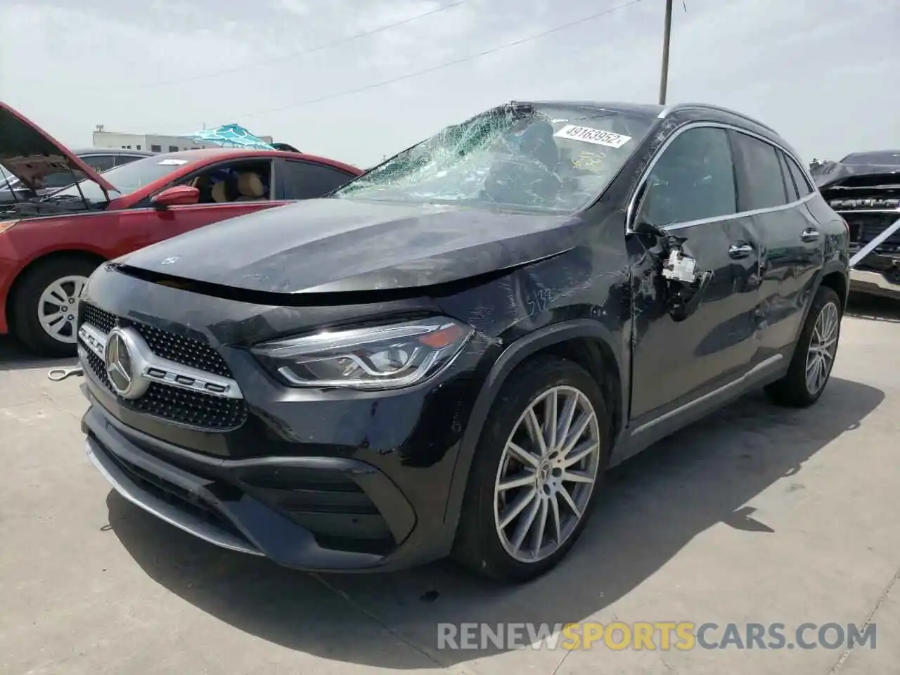 2 Photograph of a damaged car W1N4N4GB8MJ134880 MERCEDES-BENZ GLA-CLASS 2021