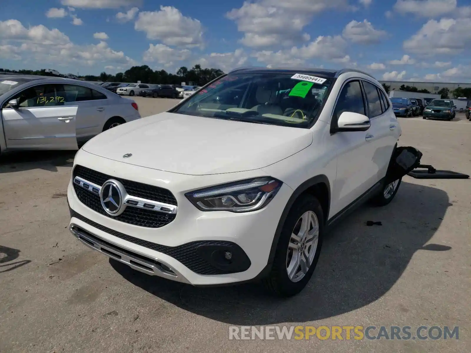 2 Photograph of a damaged car W1N4N4GB8MJ170553 MERCEDES-BENZ GLA-CLASS 2021