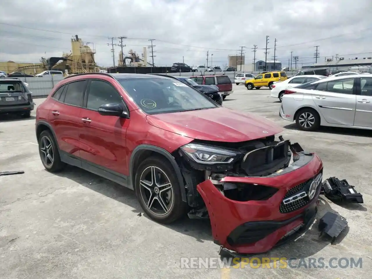 1 Photograph of a damaged car W1N4N4GB8MJ204927 MERCEDES-BENZ GLA-CLASS 2021