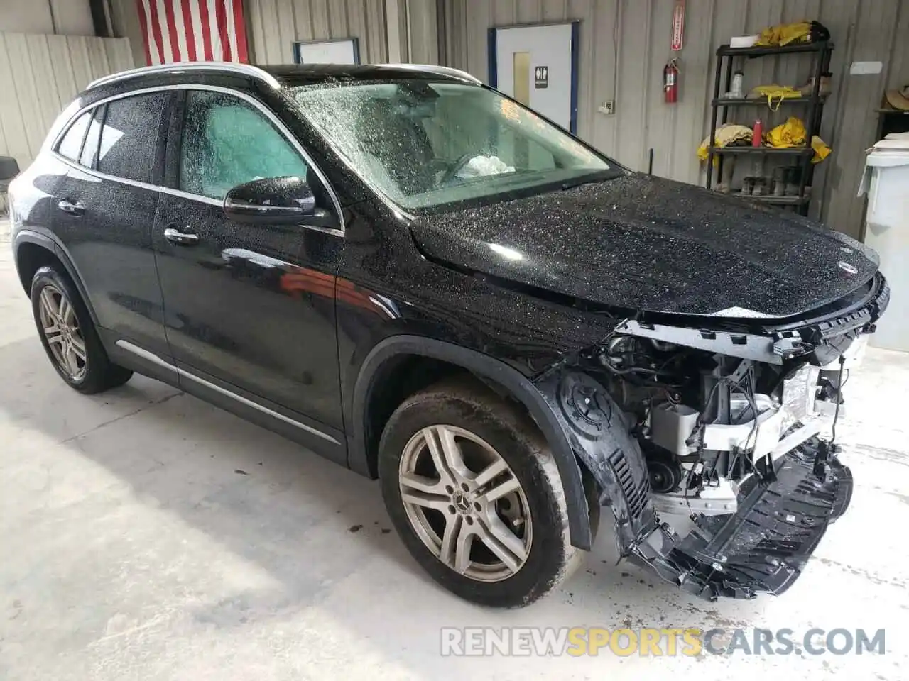 1 Photograph of a damaged car W1N4N4GB9MJ188561 MERCEDES-BENZ GLA-CLASS 2021