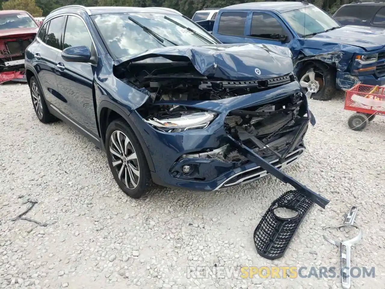 1 Photograph of a damaged car W1N4N4GB9MJ211028 MERCEDES-BENZ GLA-CLASS 2021