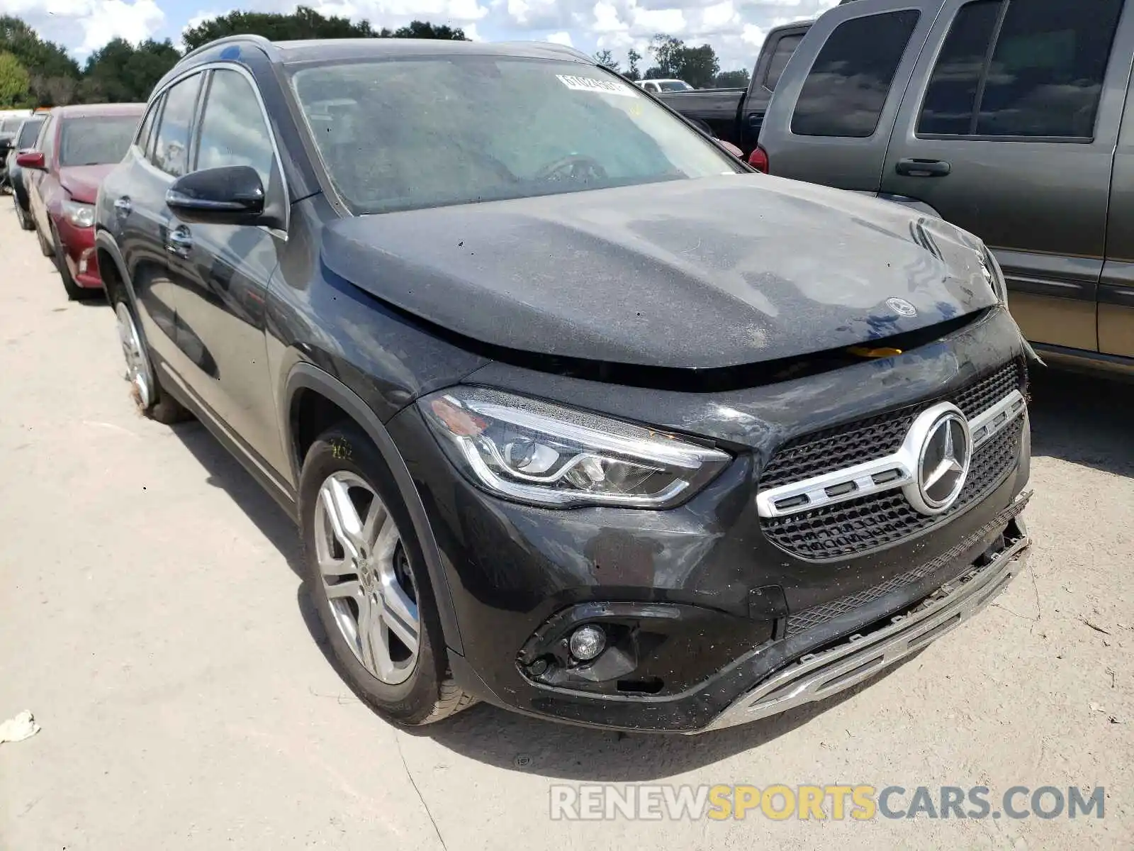 1 Photograph of a damaged car W1N4N4GB9MJ221056 MERCEDES-BENZ GLA-CLASS 2021