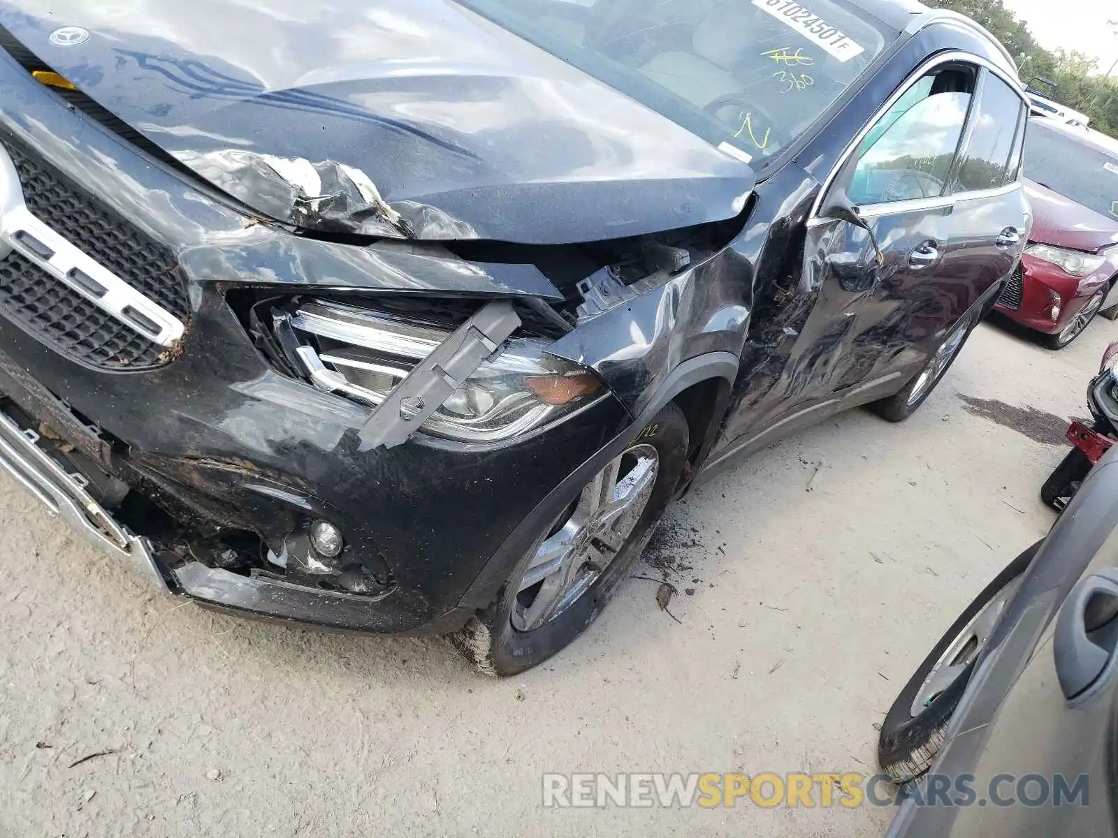 9 Photograph of a damaged car W1N4N4GB9MJ221056 MERCEDES-BENZ GLA-CLASS 2021