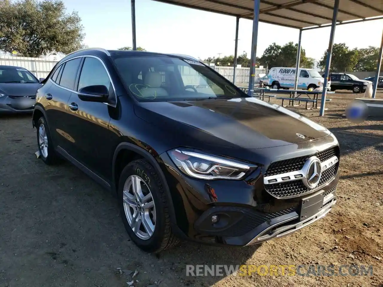 1 Photograph of a damaged car W1N4N4GB9MJ233630 MERCEDES-BENZ GLA-CLASS 2021