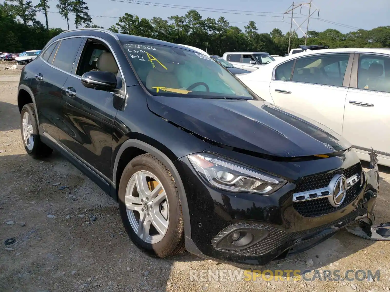 1 Photograph of a damaged car W1N4N4GB9MJ275506 MERCEDES-BENZ GLA-CLASS 2021