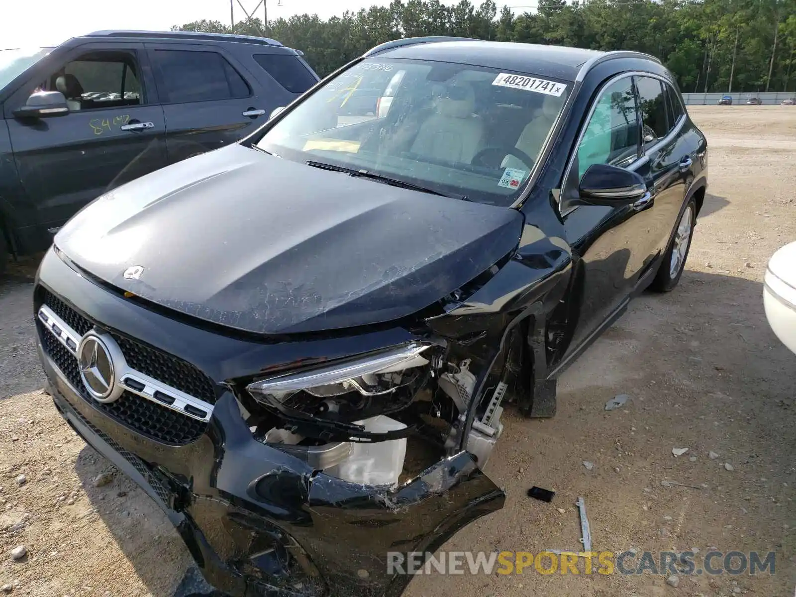 2 Photograph of a damaged car W1N4N4GB9MJ275506 MERCEDES-BENZ GLA-CLASS 2021