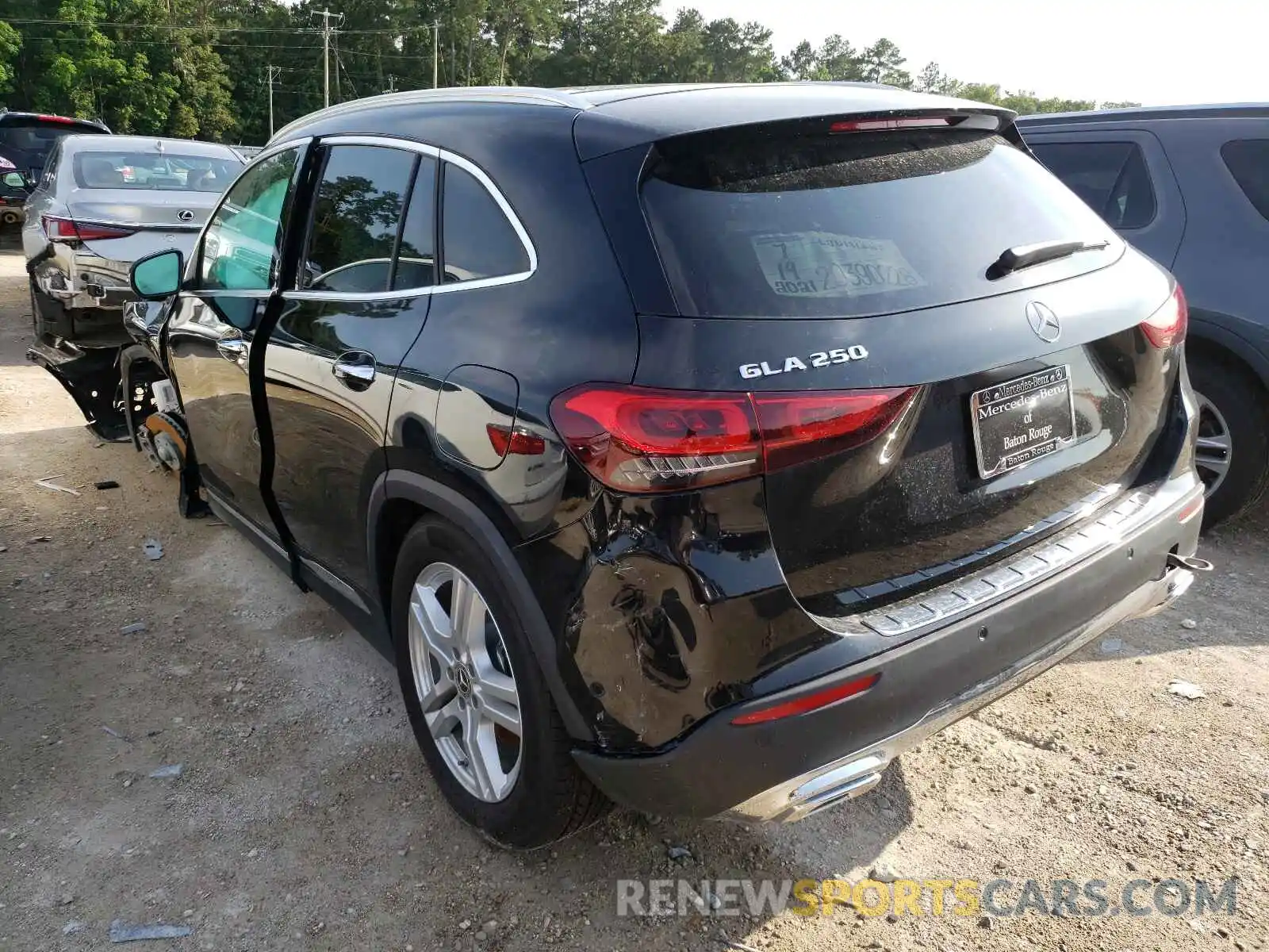 3 Photograph of a damaged car W1N4N4GB9MJ275506 MERCEDES-BENZ GLA-CLASS 2021