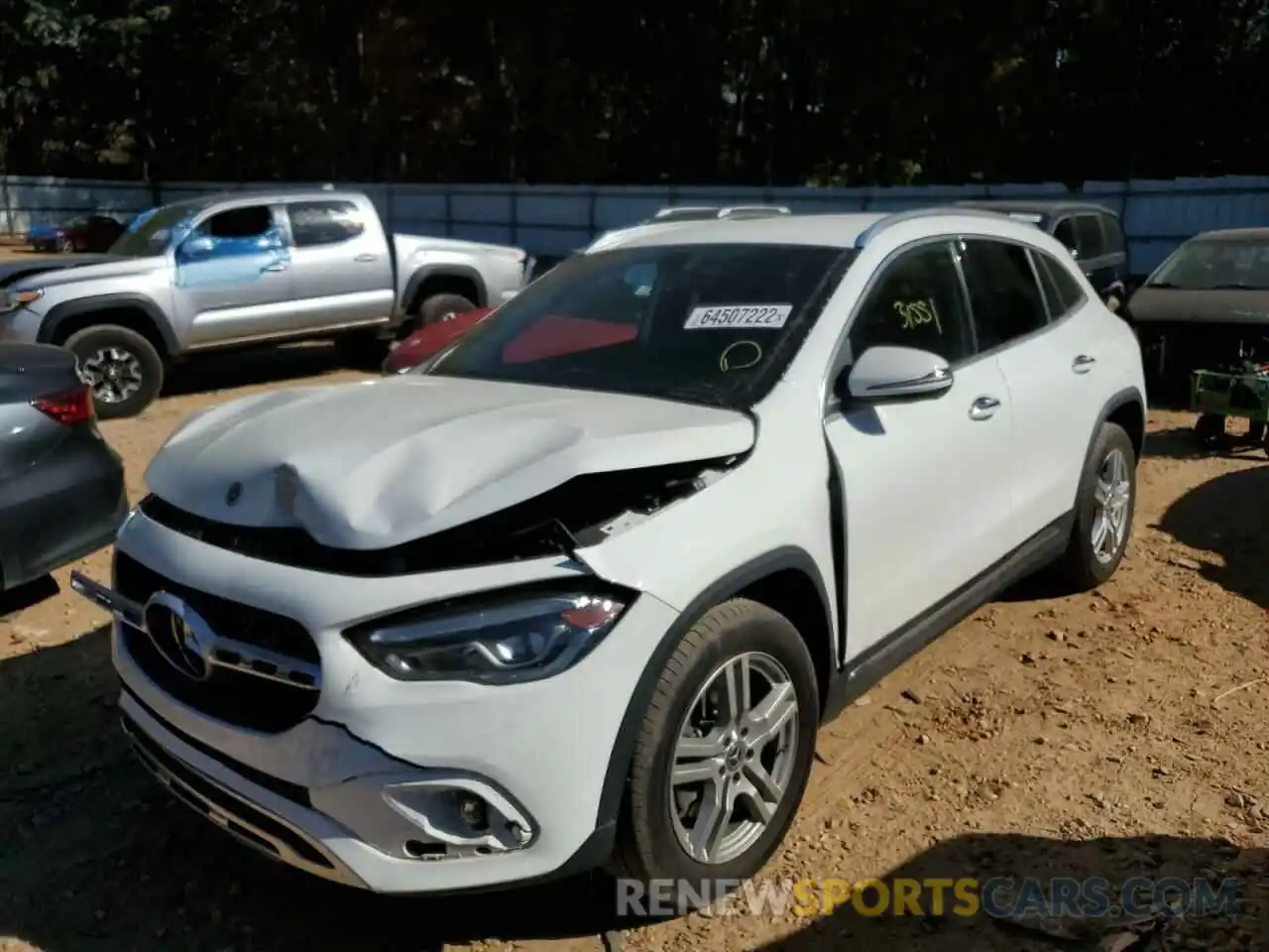 2 Photograph of a damaged car W1N4N4GBXMJ113240 MERCEDES-BENZ GLA-CLASS 2021