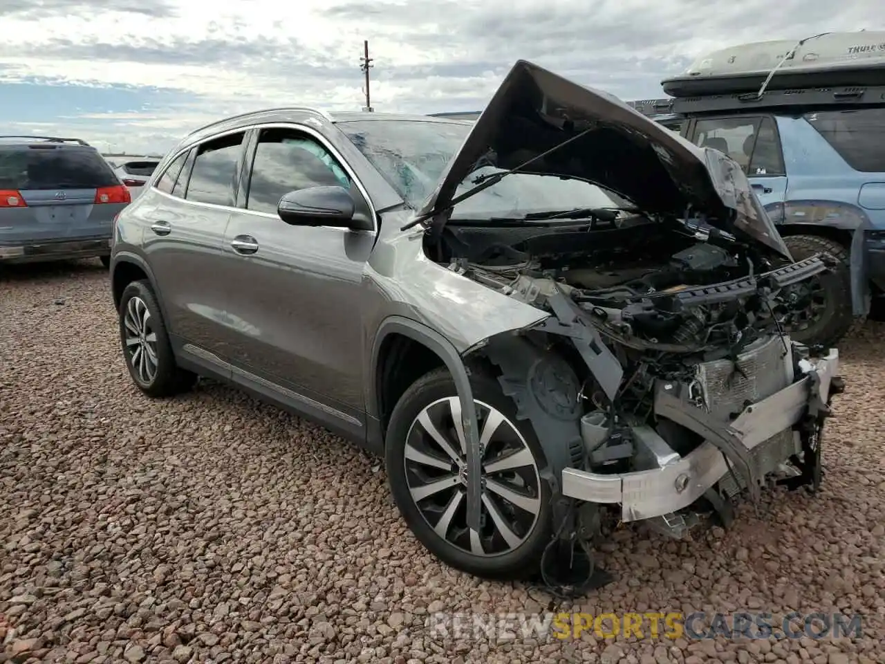 4 Photograph of a damaged car W1N4N4HB0MJ136976 MERCEDES-BENZ GLA-CLASS 2021