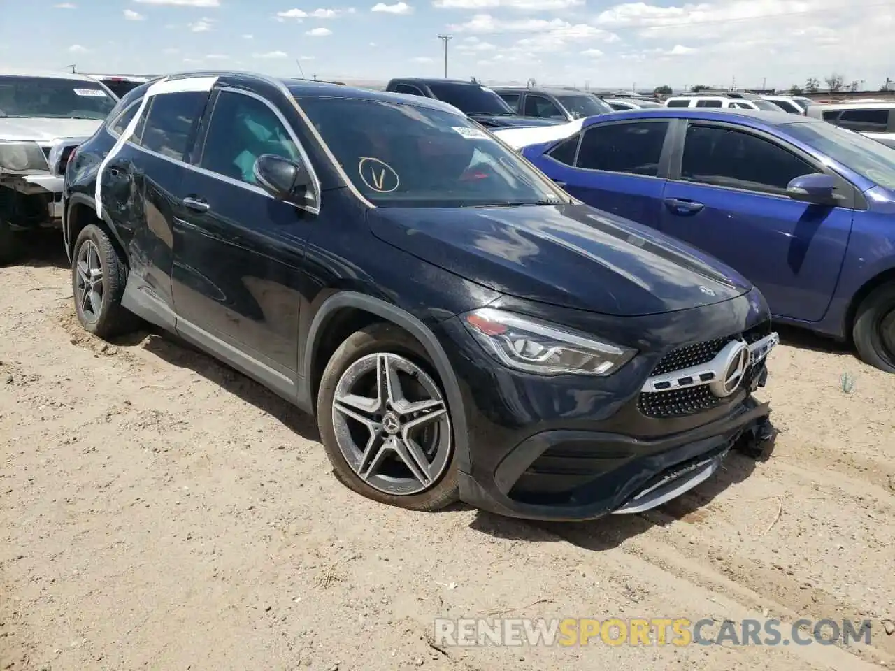 1 Photograph of a damaged car W1N4N4HB0MJ146200 MERCEDES-BENZ GLA-CLASS 2021