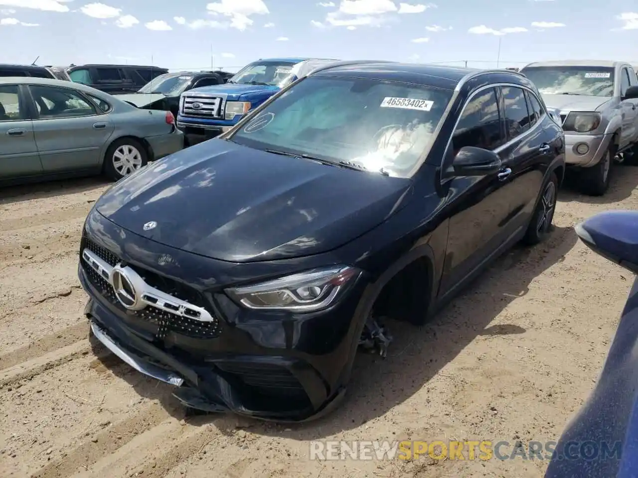 2 Photograph of a damaged car W1N4N4HB0MJ146200 MERCEDES-BENZ GLA-CLASS 2021