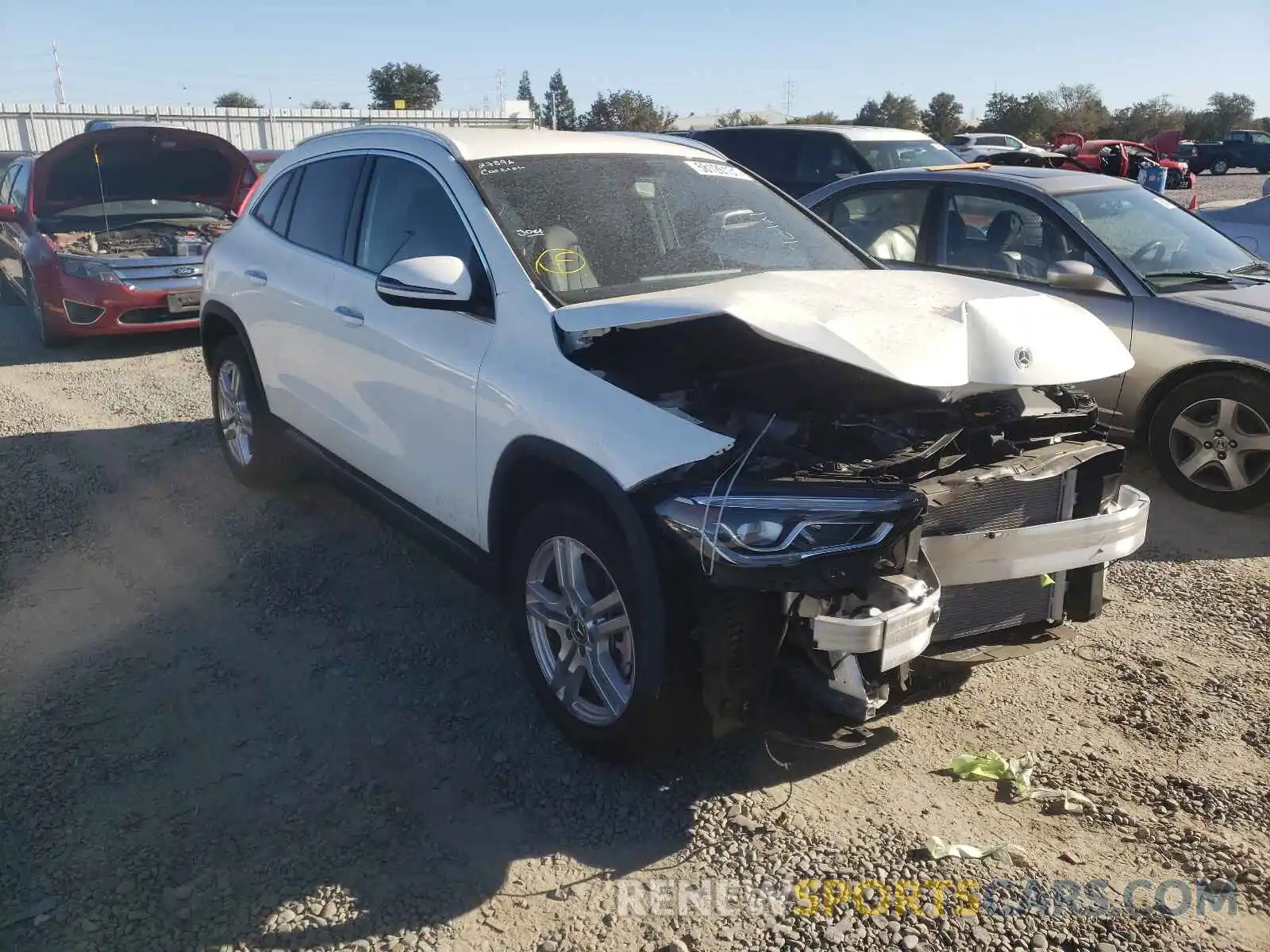 1 Photograph of a damaged car W1N4N4HB0MJ174899 MERCEDES-BENZ GLA-CLASS 2021