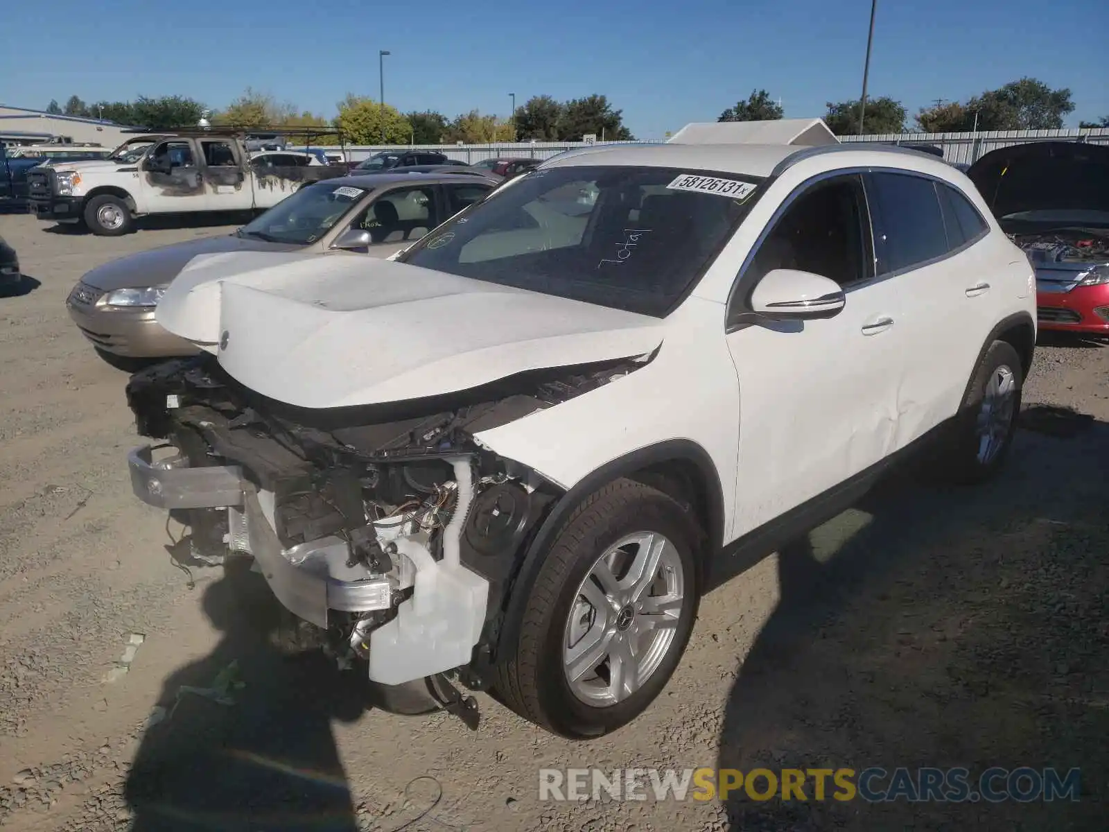 2 Photograph of a damaged car W1N4N4HB0MJ174899 MERCEDES-BENZ GLA-CLASS 2021