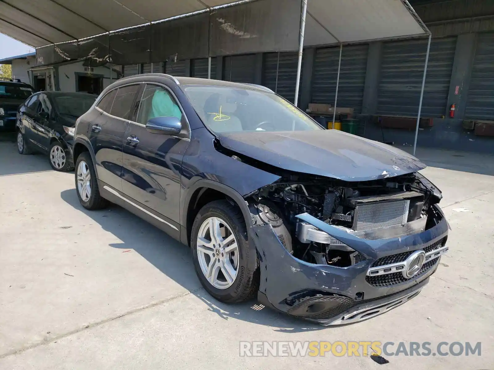 1 Photograph of a damaged car W1N4N4HB0MJ200658 MERCEDES-BENZ GLA-CLASS 2021