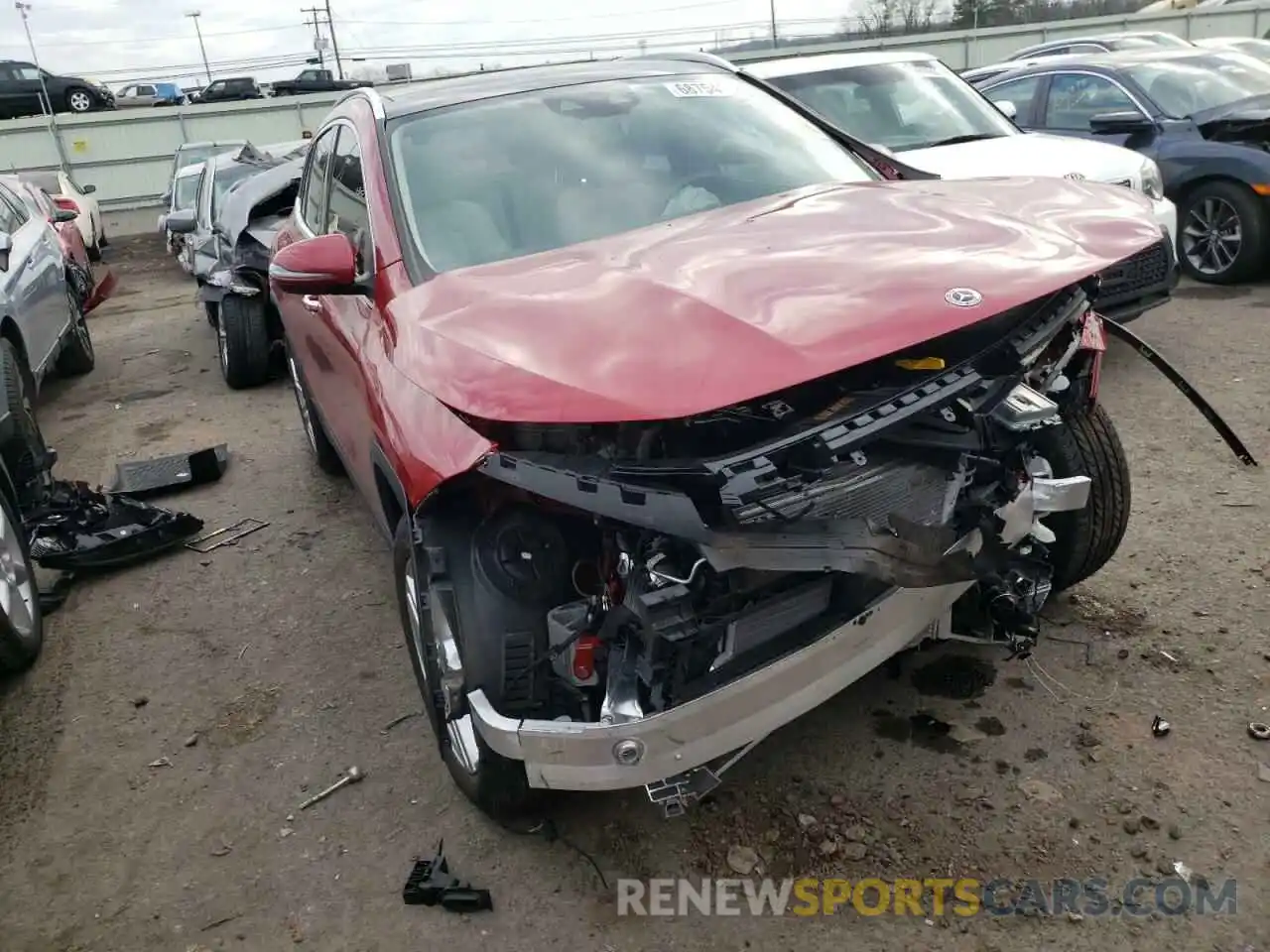 1 Photograph of a damaged car W1N4N4HB0MJ210249 MERCEDES-BENZ GLA-CLASS 2021