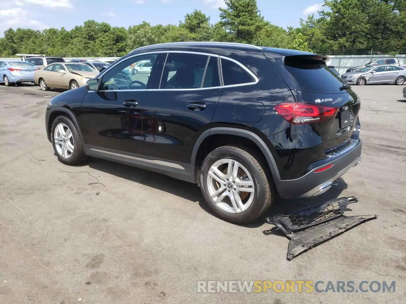 3 Photograph of a damaged car W1N4N4HB0MJ250668 MERCEDES-BENZ GLA-CLASS 2021