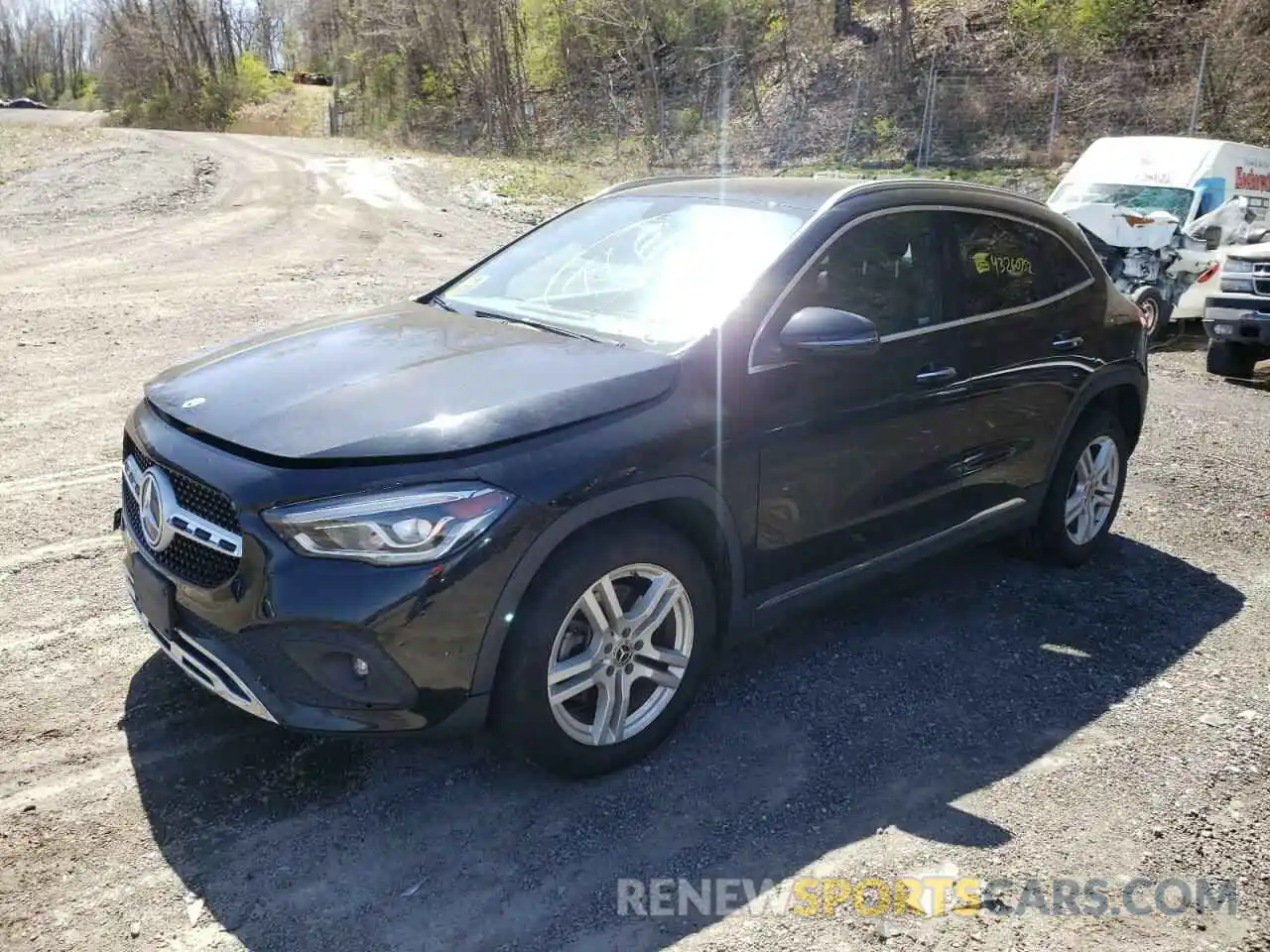 2 Photograph of a damaged car W1N4N4HB1MJ117465 MERCEDES-BENZ GLA-CLASS 2021