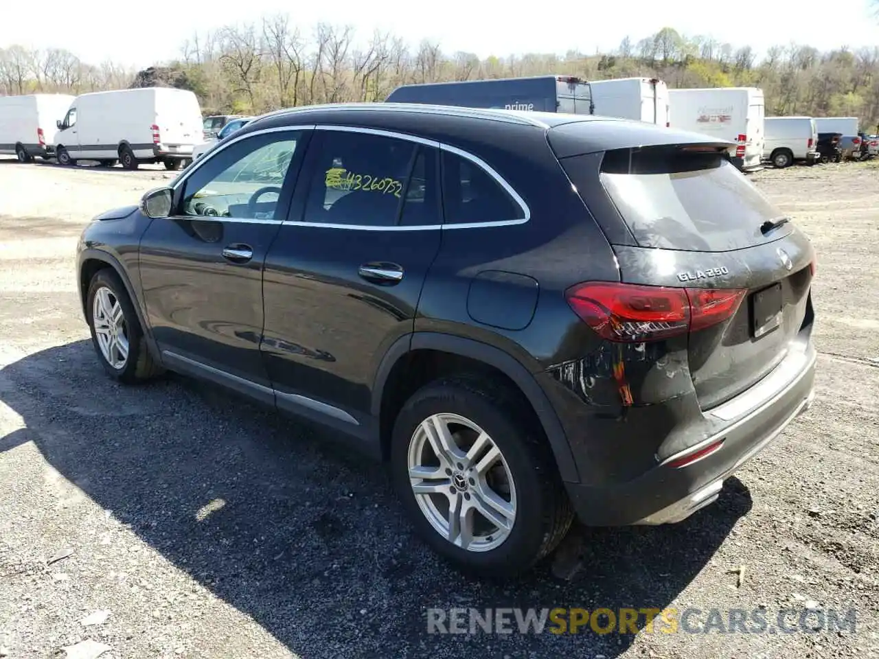 3 Photograph of a damaged car W1N4N4HB1MJ117465 MERCEDES-BENZ GLA-CLASS 2021