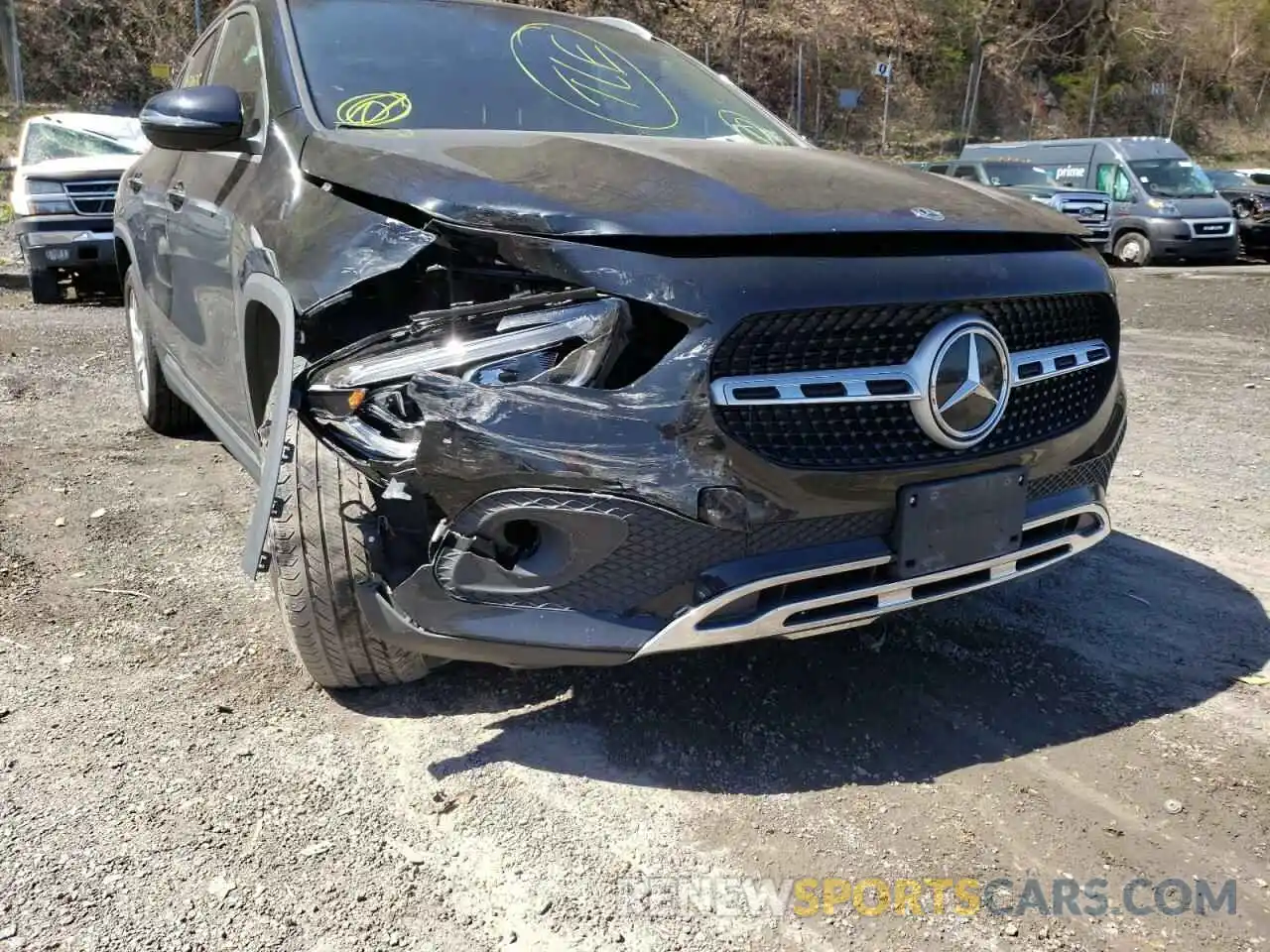 9 Photograph of a damaged car W1N4N4HB1MJ117465 MERCEDES-BENZ GLA-CLASS 2021