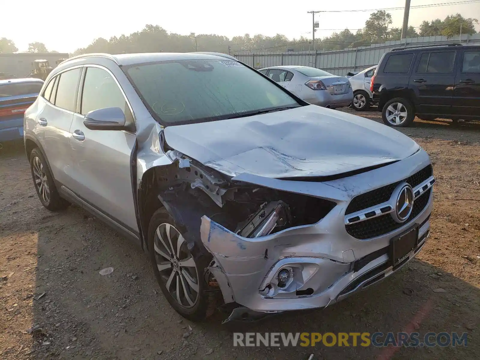 1 Photograph of a damaged car W1N4N4HB1MJ214178 MERCEDES-BENZ GLA-CLASS 2021