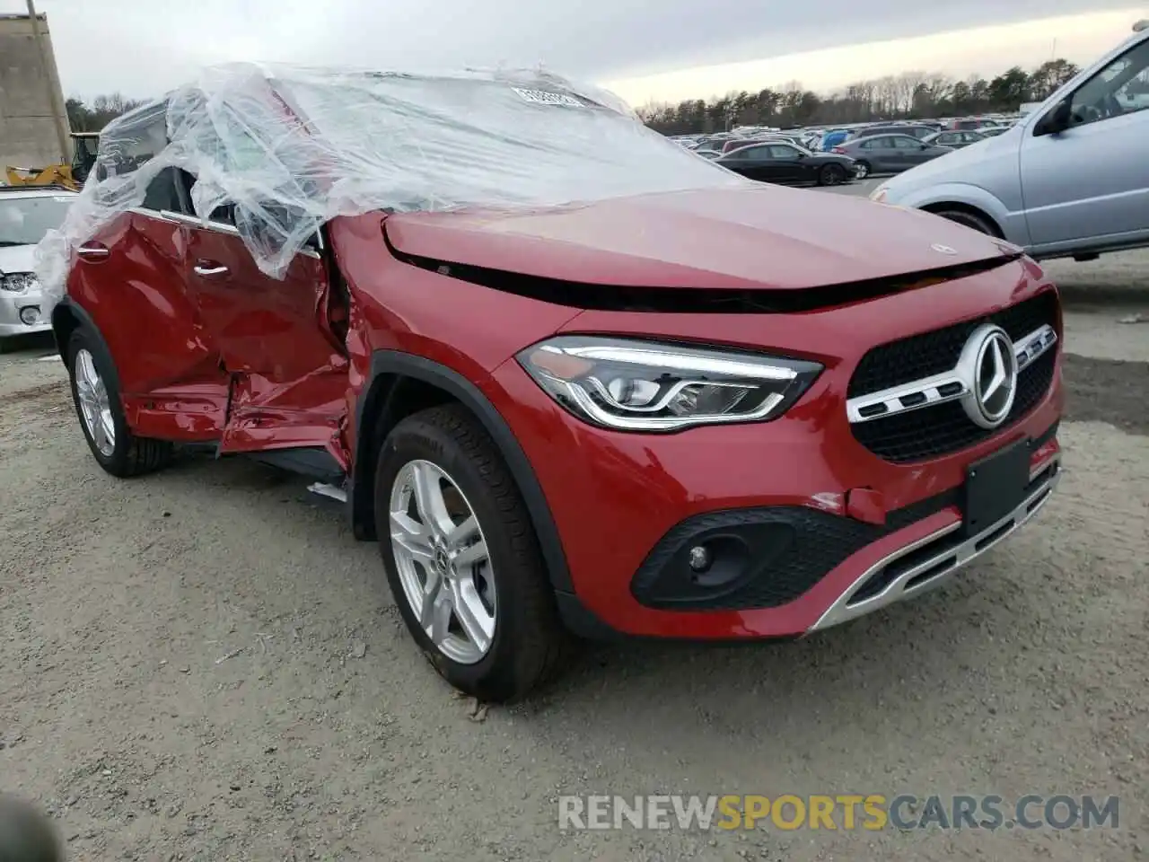 1 Photograph of a damaged car W1N4N4HB1MJ273859 MERCEDES-BENZ GLA-CLASS 2021