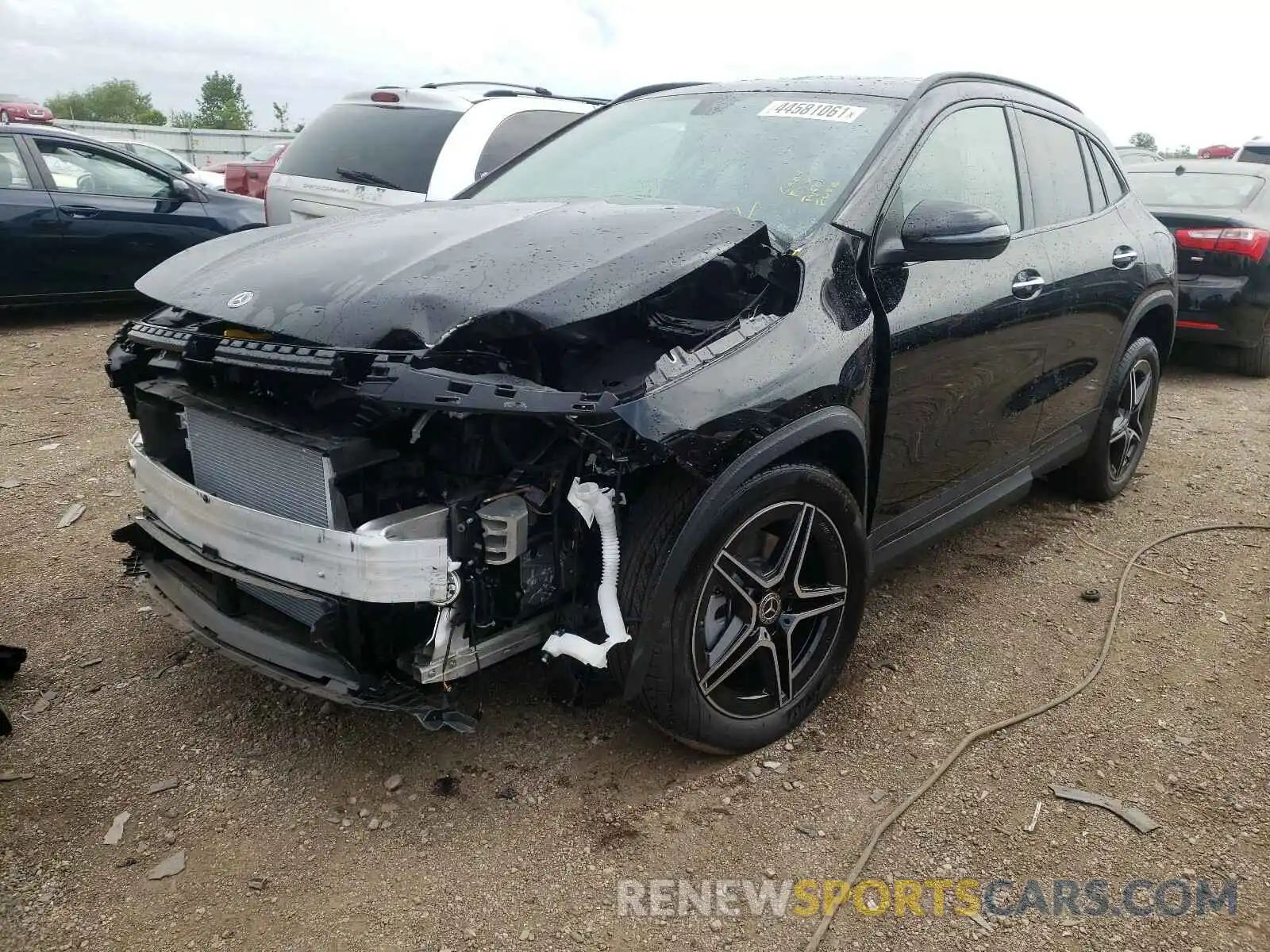 2 Photograph of a damaged car W1N4N4HB1MJ279399 MERCEDES-BENZ GLA-CLASS 2021