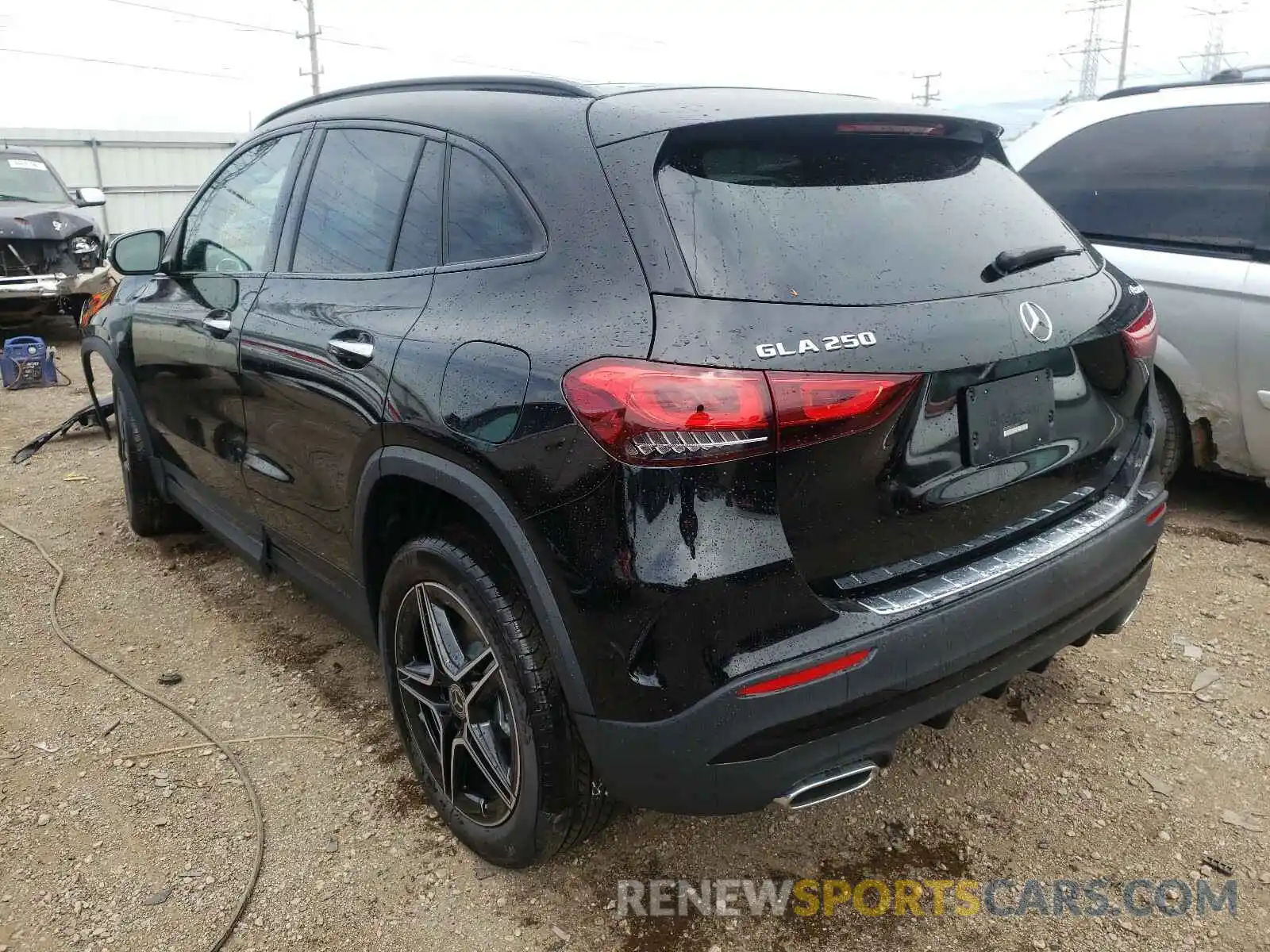 3 Photograph of a damaged car W1N4N4HB1MJ279399 MERCEDES-BENZ GLA-CLASS 2021