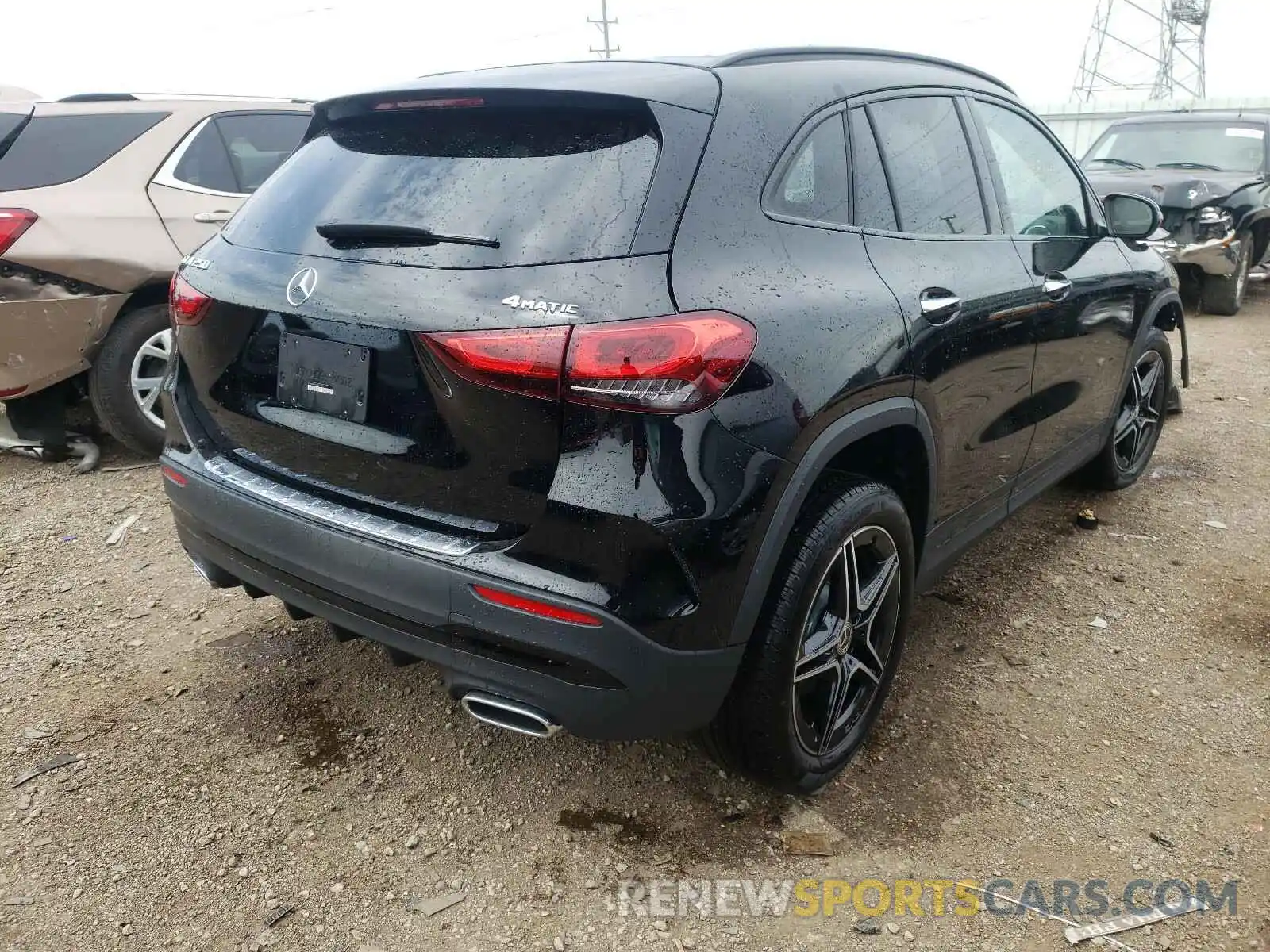 4 Photograph of a damaged car W1N4N4HB1MJ279399 MERCEDES-BENZ GLA-CLASS 2021