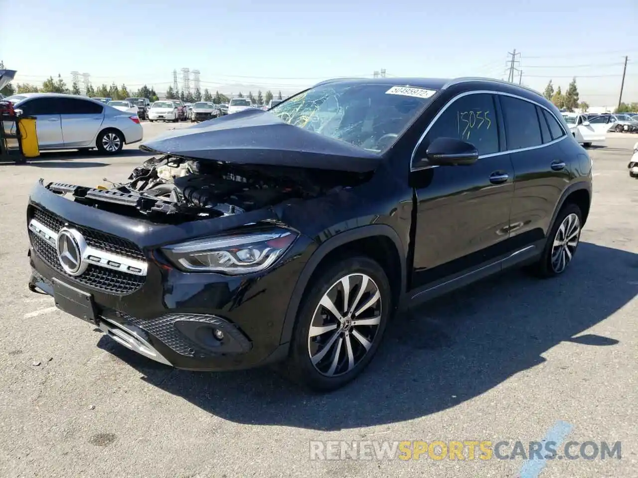 2 Photograph of a damaged car W1N4N4HB1MJ286322 MERCEDES-BENZ GLA-CLASS 2021