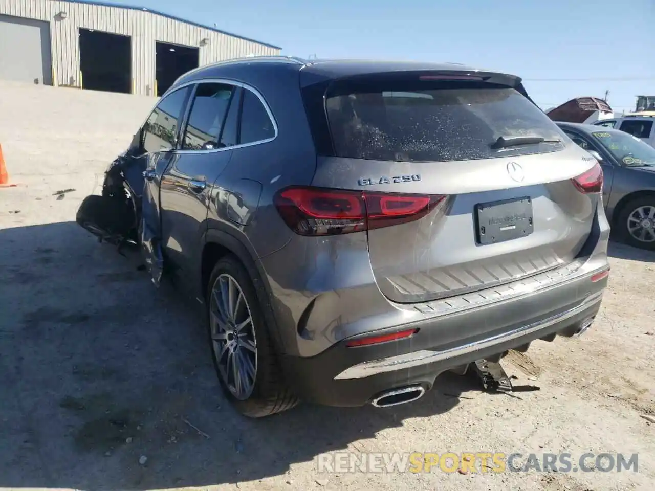 3 Photograph of a damaged car W1N4N4HB1MJ310862 MERCEDES-BENZ GLA-CLASS 2021