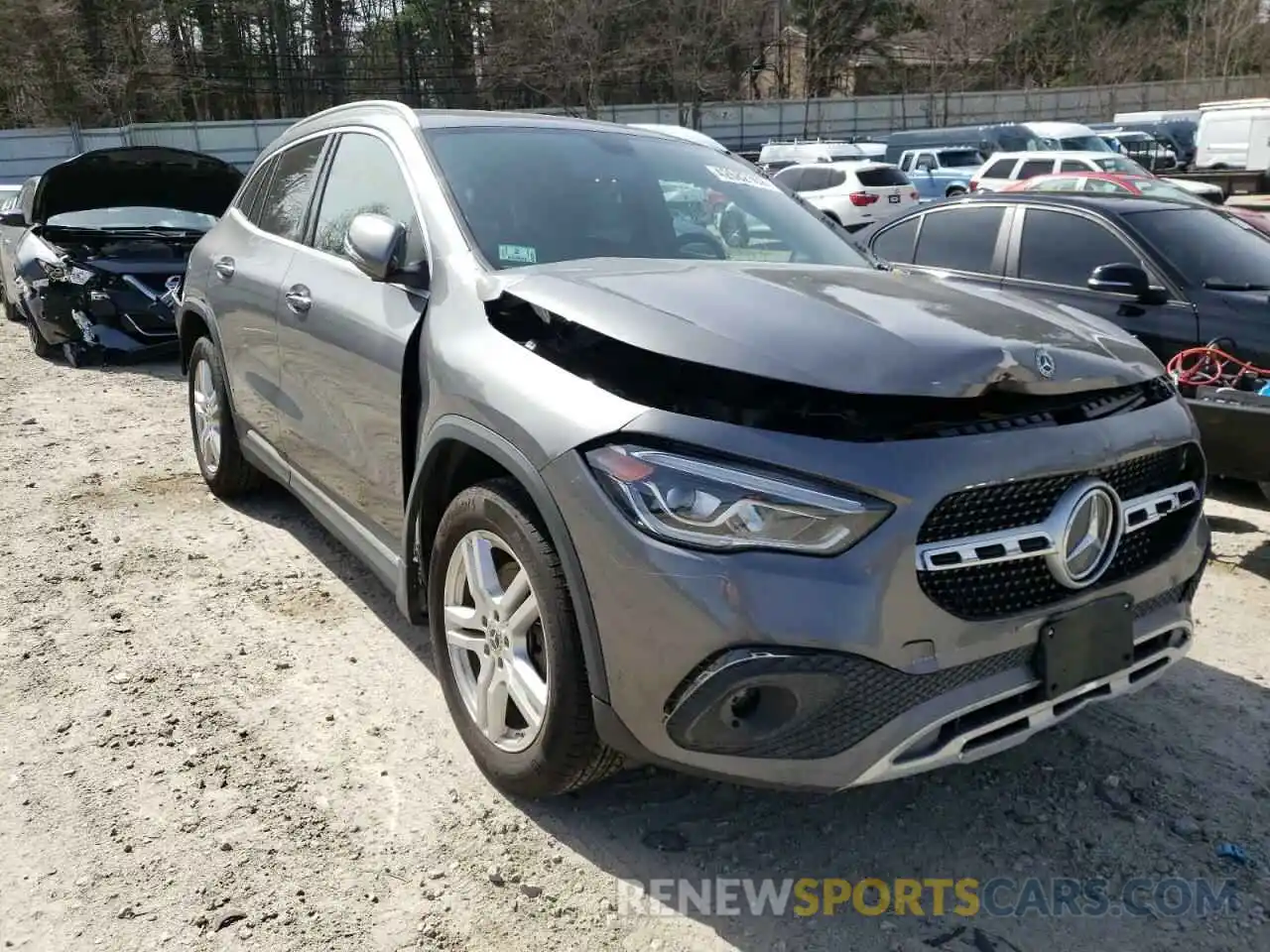 1 Photograph of a damaged car W1N4N4HB2MJ124117 MERCEDES-BENZ GLA-CLASS 2021