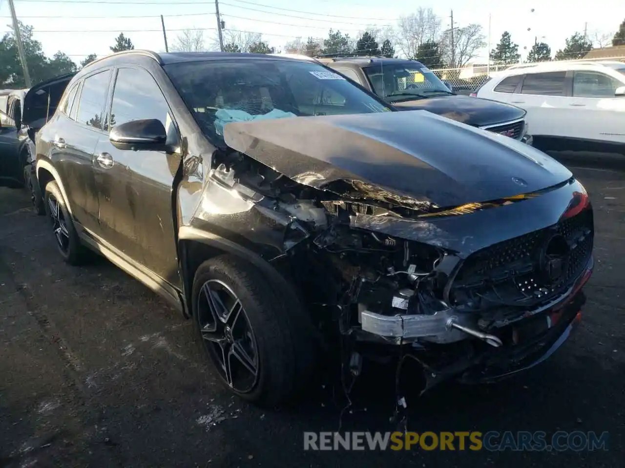 1 Photograph of a damaged car W1N4N4HB2MJ190425 MERCEDES-BENZ GLA-CLASS 2021