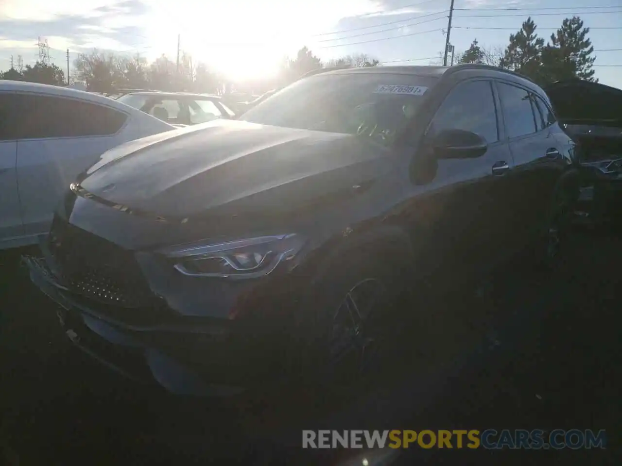 2 Photograph of a damaged car W1N4N4HB2MJ190425 MERCEDES-BENZ GLA-CLASS 2021