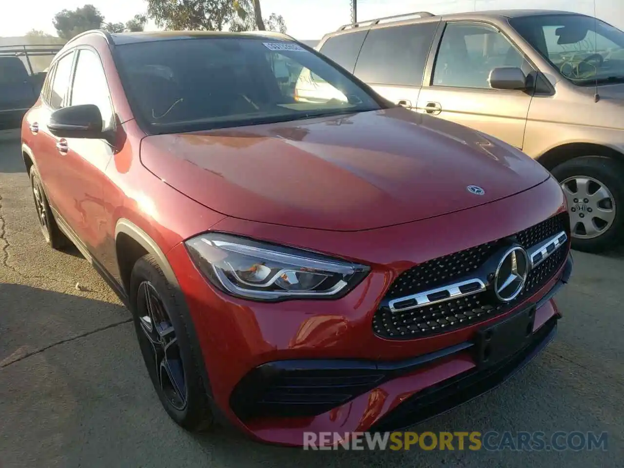 1 Photograph of a damaged car W1N4N4HB2MJ206946 MERCEDES-BENZ GLA-CLASS 2021