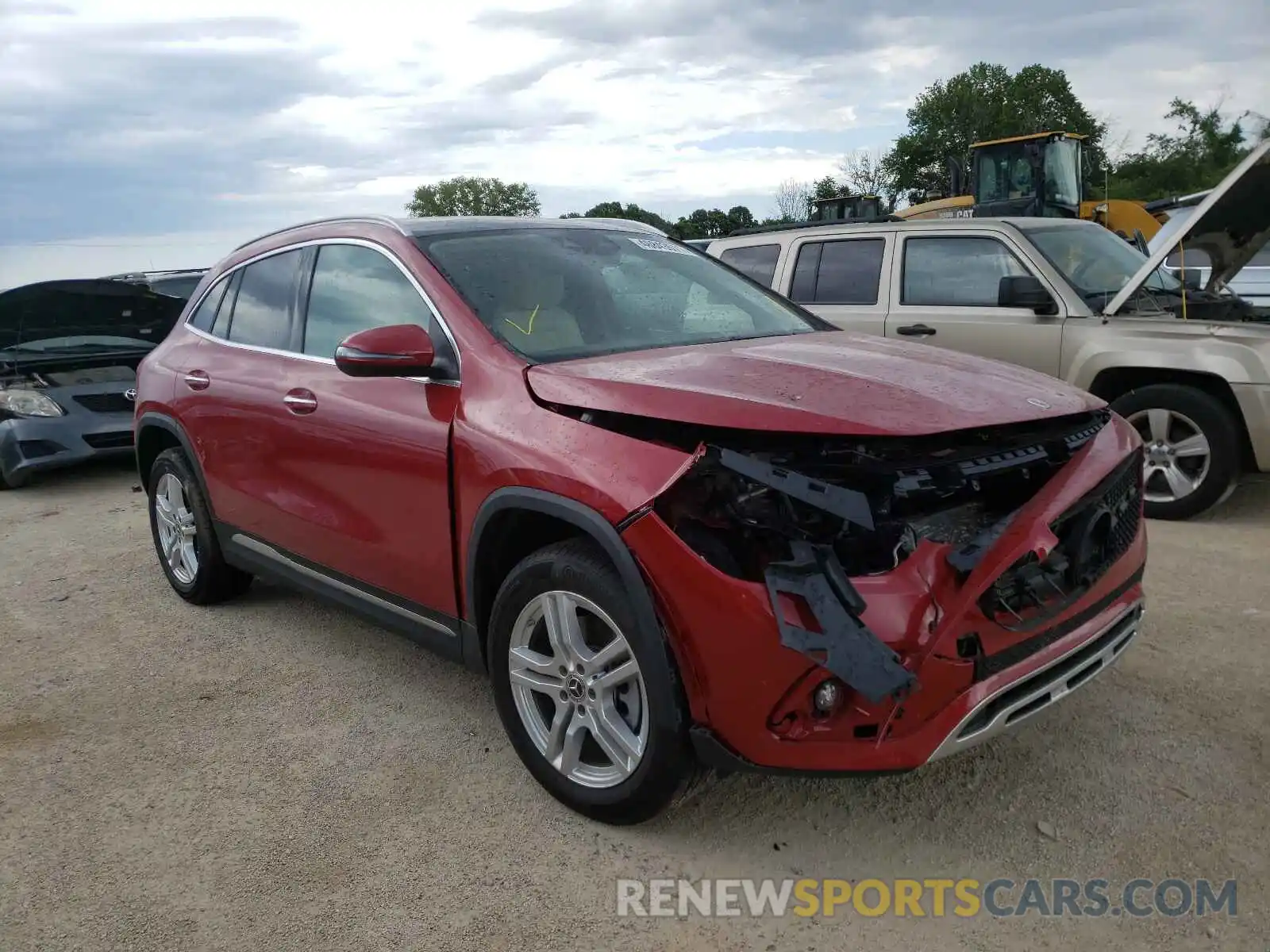 1 Photograph of a damaged car W1N4N4HB2MJ216697 MERCEDES-BENZ GLA-CLASS 2021