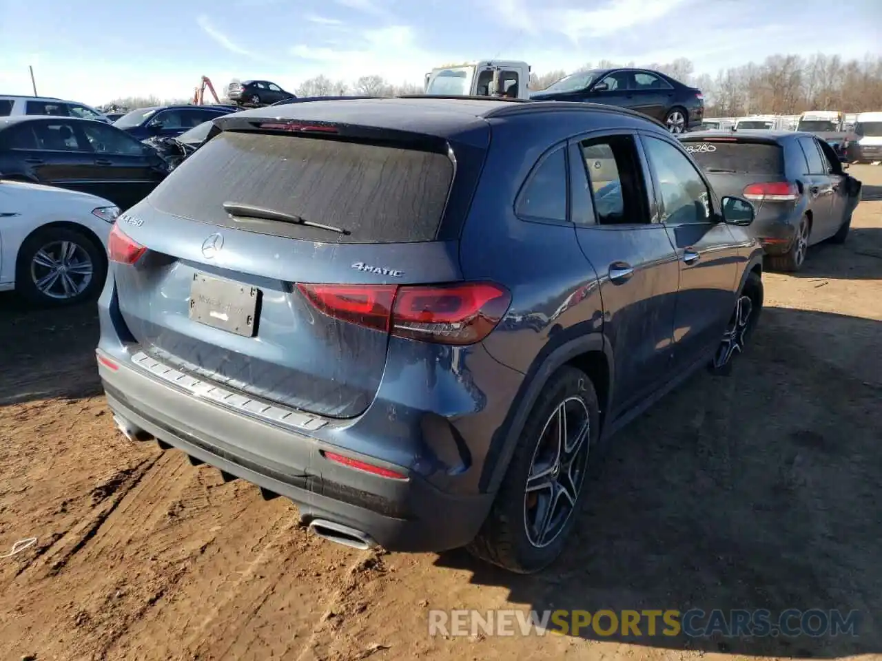 4 Photograph of a damaged car W1N4N4HB2MJ230938 MERCEDES-BENZ GLA-CLASS 2021