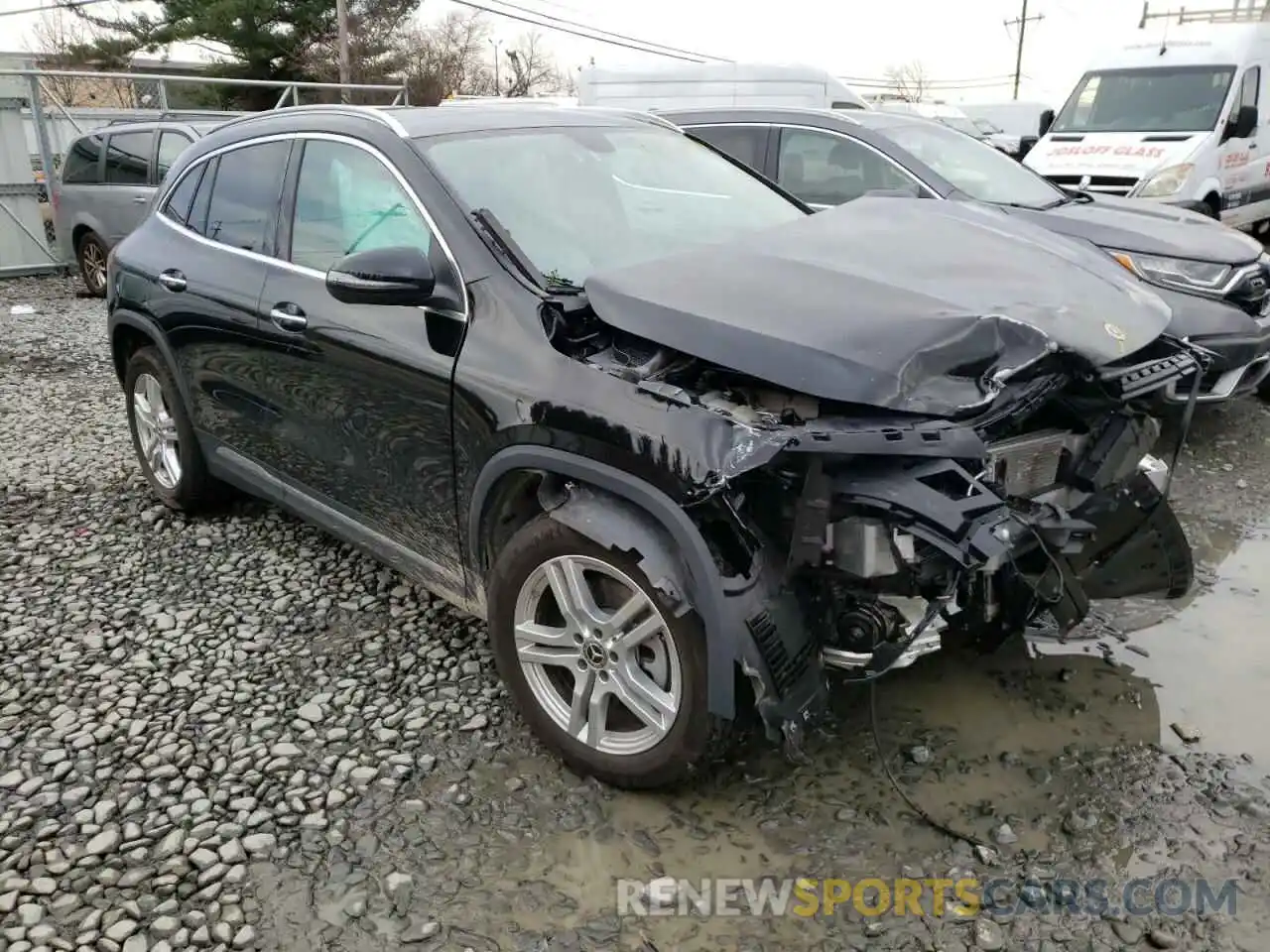 1 Photograph of a damaged car W1N4N4HB2MJ273885 MERCEDES-BENZ GLA-CLASS 2021