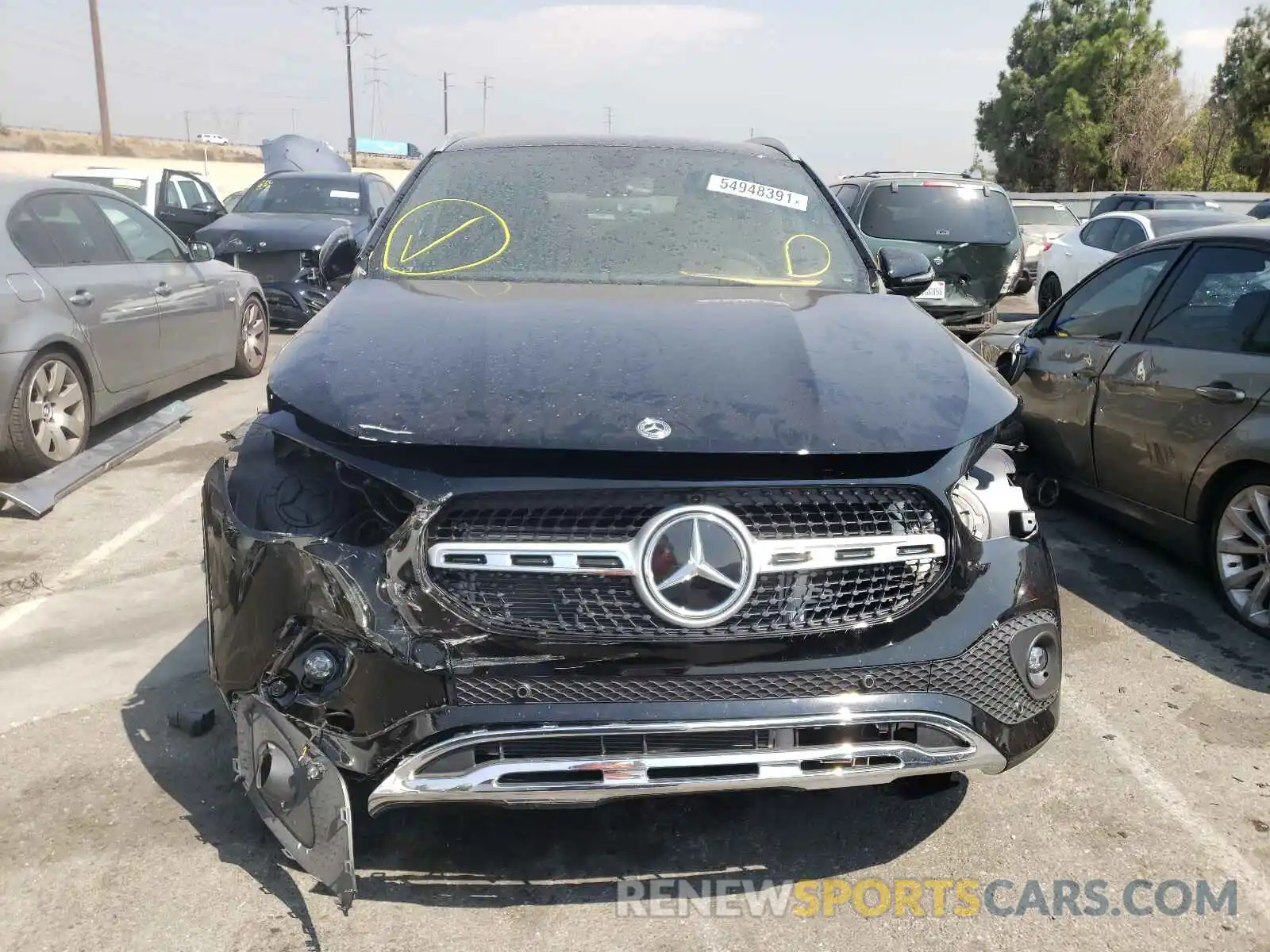 9 Photograph of a damaged car W1N4N4HB3MJ132680 MERCEDES-BENZ GLA-CLASS 2021