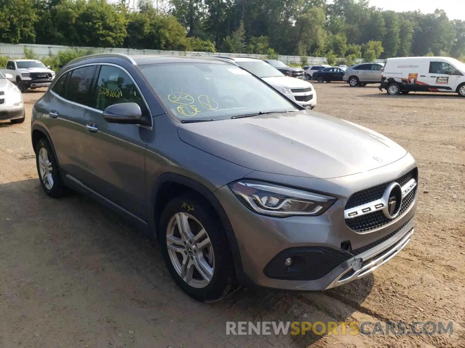 1 Photograph of a damaged car W1N4N4HB3MJ153125 MERCEDES-BENZ GLA-CLASS 2021