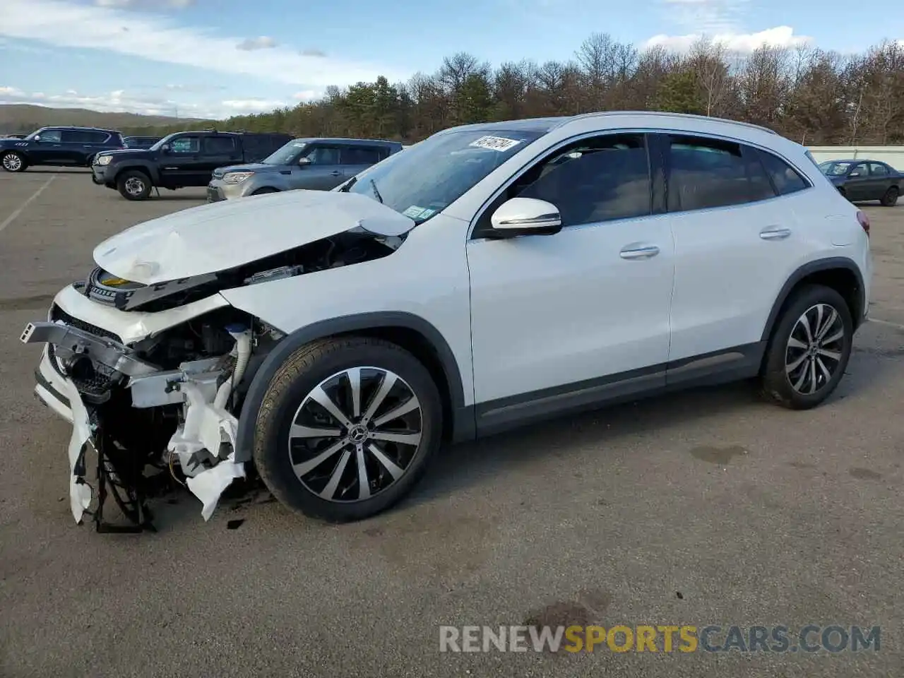 1 Photograph of a damaged car W1N4N4HB3MJ200122 MERCEDES-BENZ GLA-CLASS 2021