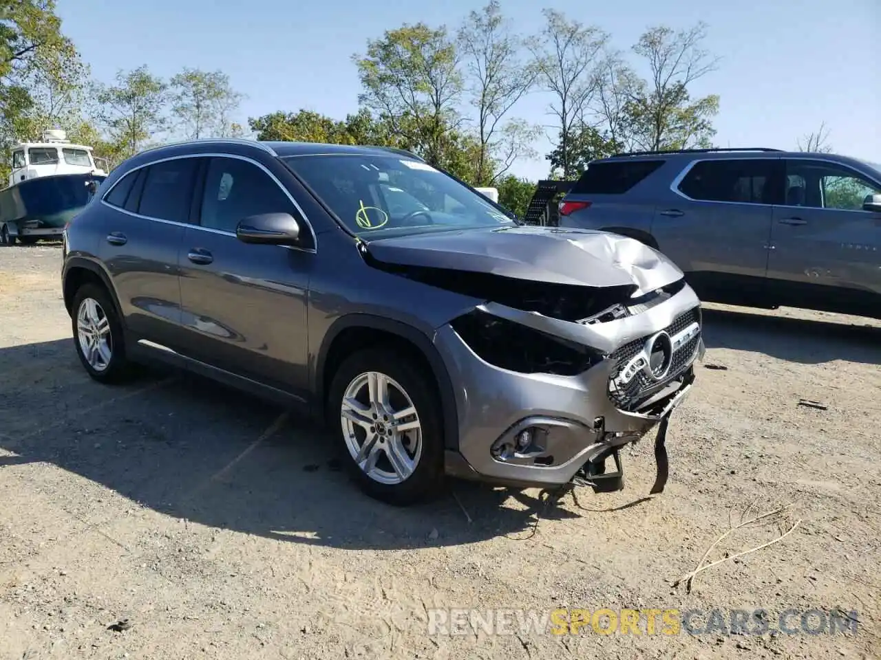 1 Photograph of a damaged car W1N4N4HB3MJ205336 MERCEDES-BENZ GLA-CLASS 2021