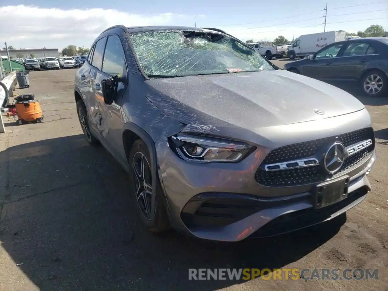 1 Photograph of a damaged car W1N4N4HB3MJ215834 MERCEDES-BENZ GLA-CLASS 2021