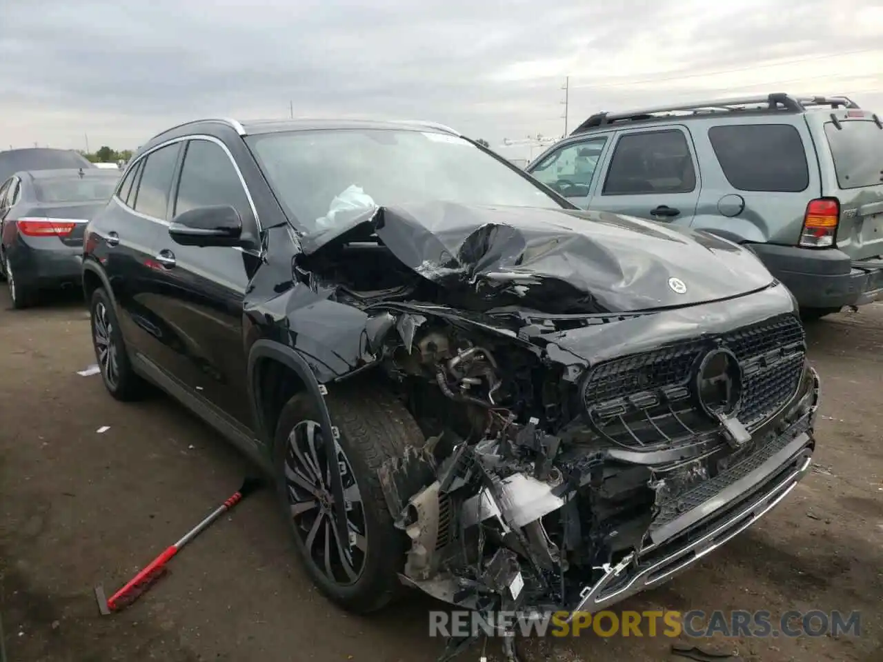 1 Photograph of a damaged car W1N4N4HB3MJ235453 MERCEDES-BENZ GLA-CLASS 2021