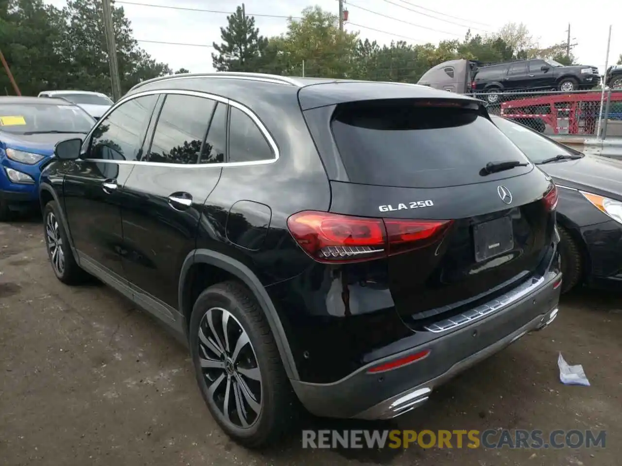 3 Photograph of a damaged car W1N4N4HB3MJ235453 MERCEDES-BENZ GLA-CLASS 2021